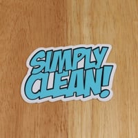 【Simply Clean ステッカー Comic】