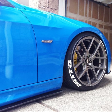 【Nitto タイヤステッカー 4枚セット ラバータイプ】