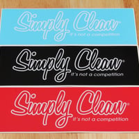 【Simply Clean バンパーステッカー】