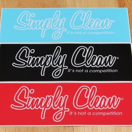 【Simply Clean バンパーステッカー】