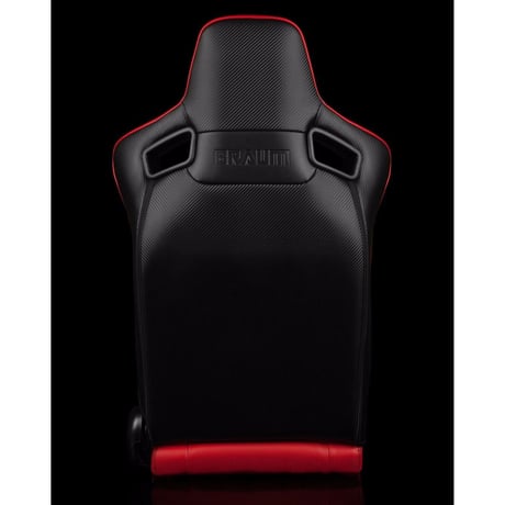 ２脚【Braum Racing  セミバケットシート KOMODO レッド】