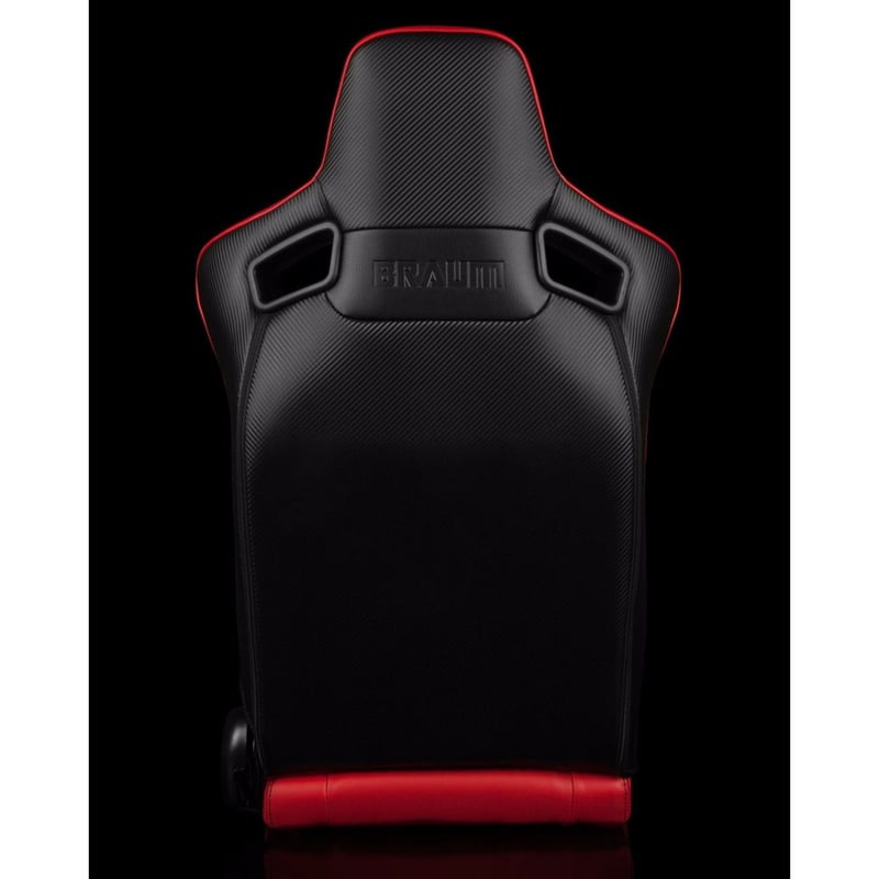 Braum Racing セミバケットシート KOMODO レッド　左右2脚セット 2脚【Braum Racing セミバケットシート KOMODO レッド】 | Works