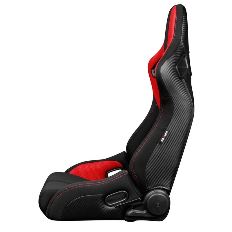 2脚【Braum Racing セミバケットシート Elite-R ブラック 2脚【Braum Racing セミバケットシート Elite-R ブラック