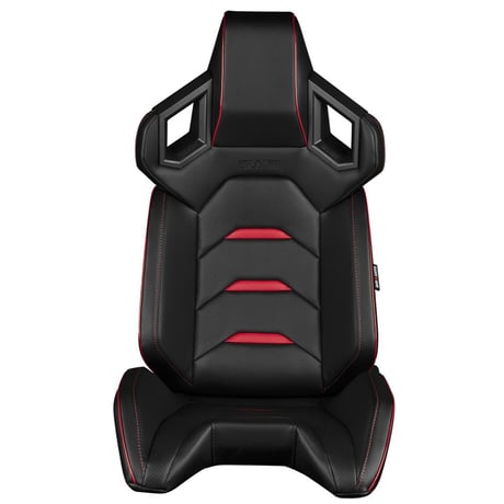 ２脚【Braum Racing Alpha-X セミバケ ブラック＆レッド】