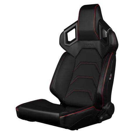 ２脚【Braum Racing Alpha-X セミバケ レッドステッチ Lowサイドサポート】