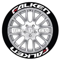 4枚【Falken タイヤステッカー RED】