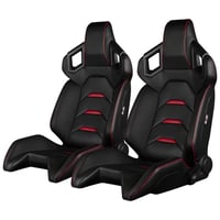 ２脚【Braum Racing Alpha-X セミバケ ブラック＆レッド】