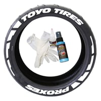 【Toyo Tires  PROXES タイヤステッカー Frost Edition ラバータイプ(Permanent)】