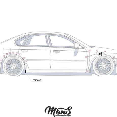 【Subaru Legacy BL ワイドボディキット】