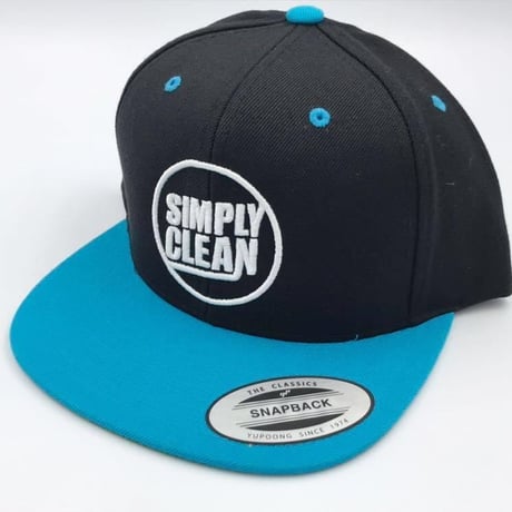 【Simply Clean ベースボールキャップ 丸ロゴ ティール】