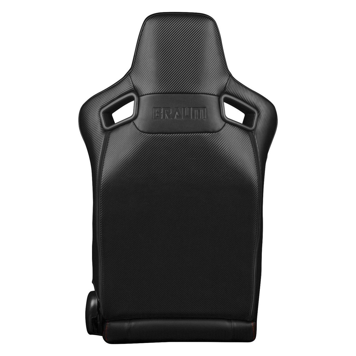 2脚【Braum Racing セミバケットシート Elite-X 赤ステッチ V2