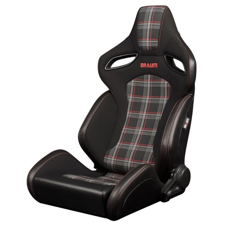 2脚【Braum Racing Orue-S ブラック&レッドチェック】 | Works 2脚【Braum Racing Orue-S ブラック&レッドチェック】 | Works