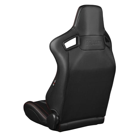２脚【Braum Racing  Elite-X 黒＆赤ステッチ】