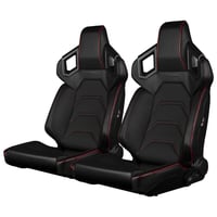 ２脚【Braum Racing Alpha-X セミバケ レッドステッチ Lowサイドサポート】