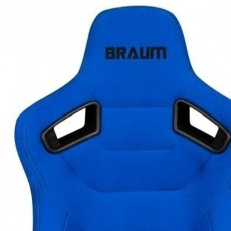 ２脚【Braum Racing  セミバケットシート Elite ブルークロス】