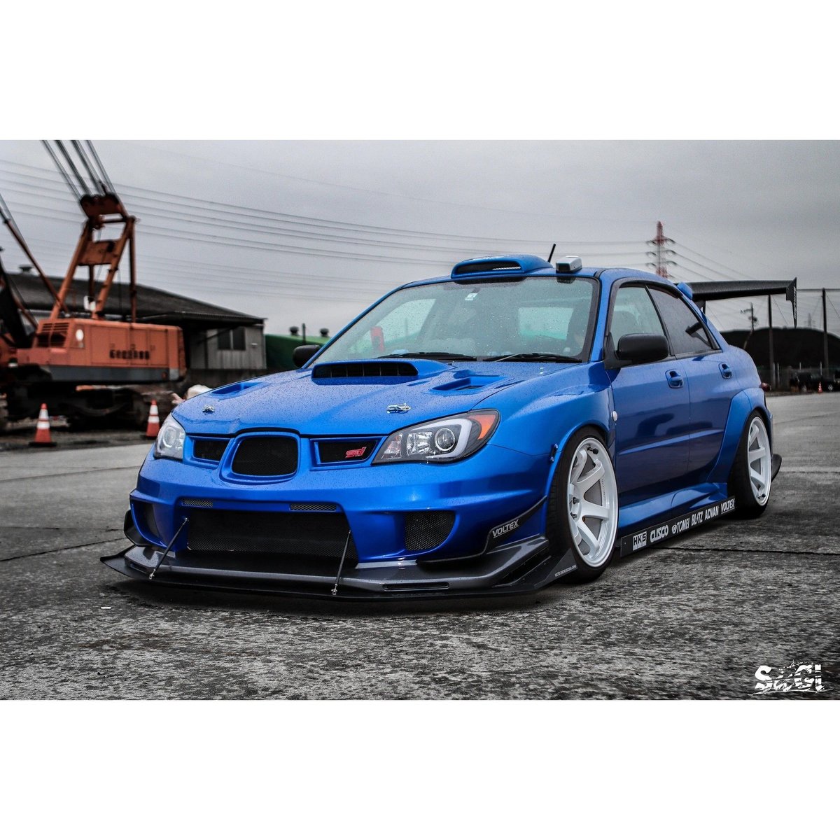 Battle Aero GTウイングキット V4 Subaruインプレッサ】FRP製/190