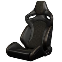 ２脚【Braum Racing Orue ハニカム アルカンターラ オレンジステッチ】