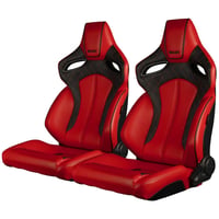 ２脚【Braum Racing Orue レッド＆ブラックステッチ】