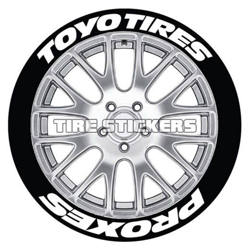 Toyo Tires PROXES タイヤステッカー ラバータイプ(Permanent)】