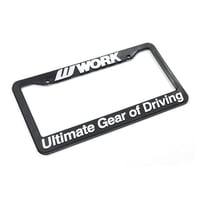 【Work Wheel USA ナンバーフレーム】