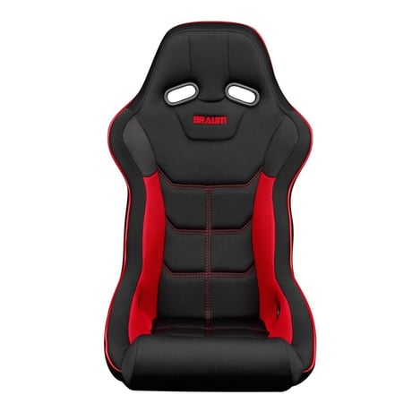 １脚【Braum Racing  フルバケ Falkon X  ブラック＆レッド】
