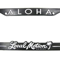 【Local Motion ナンバーフレーム ALOHA】