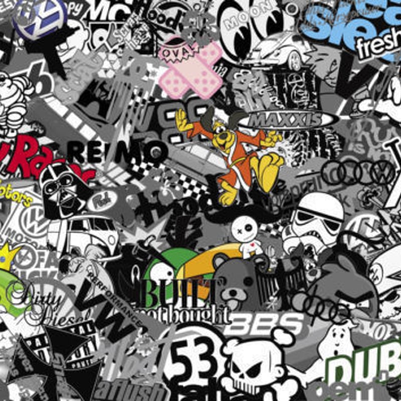 1999 supreme ステッカー”Lowdown Magazine”白黒 Amazon.co.jp: ステッカーボム JDM USDM カッティングシート