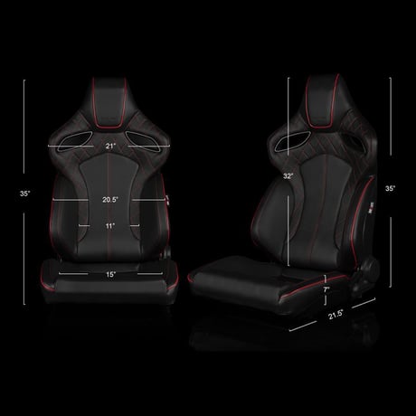 ２脚【Braum Racing Orue レッドステッチ】