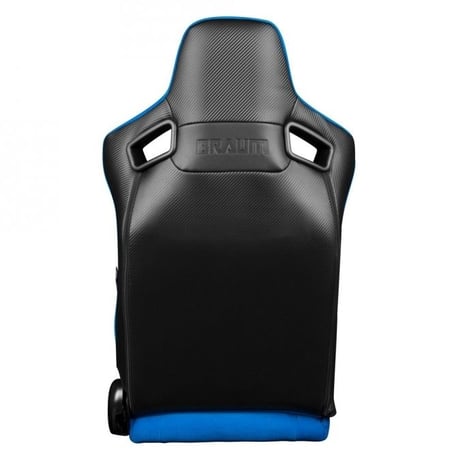 ２脚【Braum Racing  セミバケットシート Elite ブルークロス】