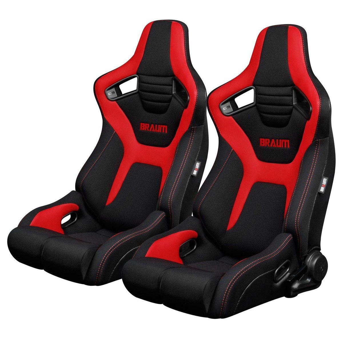 2脚【Braum Racing セミバケットシート Elite-R ブラック 2脚【Braum Racing セミバケットシート Elite-R ブラック