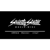 【Strictly Static バナーステッカー Script 各色】