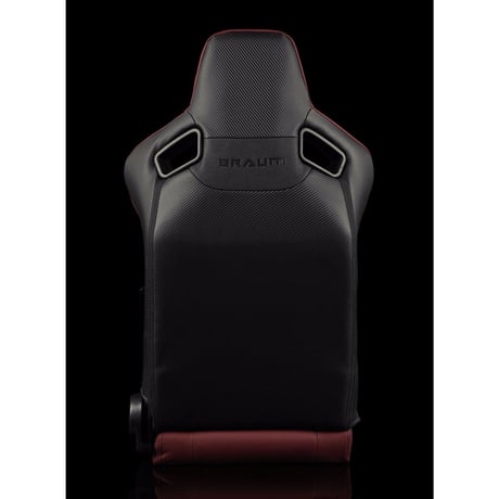 ２脚【Braum Racing セミバケットシート ワインレッド】