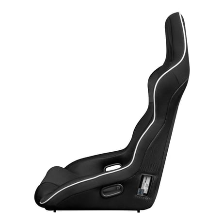 １脚【Braum Racing  フルバケ Falkon X  ブラック＆ホワイトパイピング】