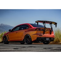 見積もり必要【Battle Aero ランエボX ハッチバック ウイングキット 】FRP製/170cm