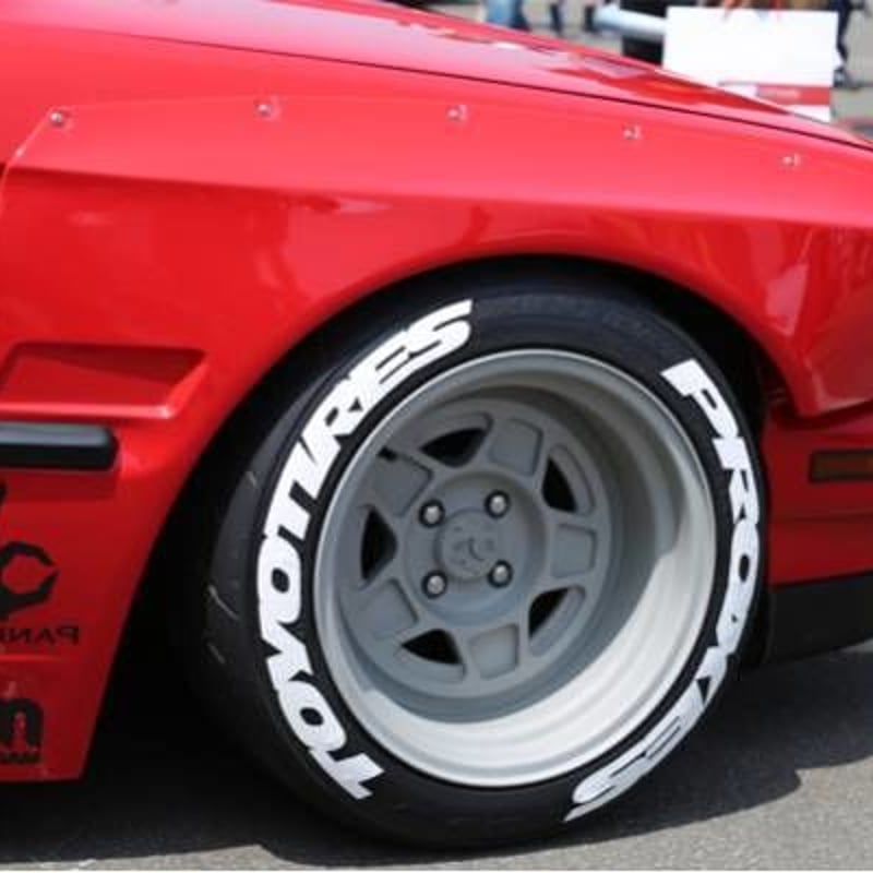 8枚【Toyo Tires PROXES 太文字 タイヤステッカーセット】 | Works V