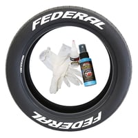 【Federal タイヤステッカー 4枚セット ラバータイプ】