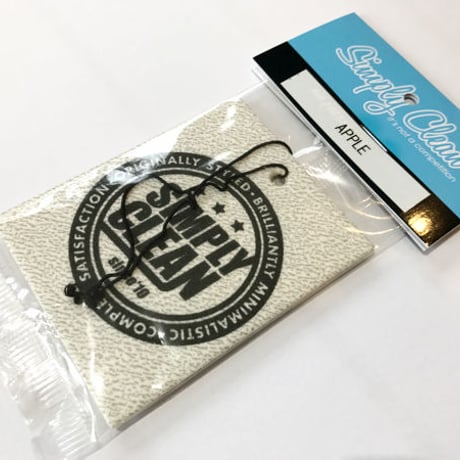 【Simply Clean エアフレッシュナー 丸ロゴ】