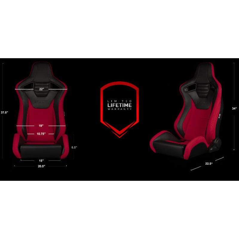 2脚【Braum Racing Elite-S セミバケ レッド】 | Works VERY
