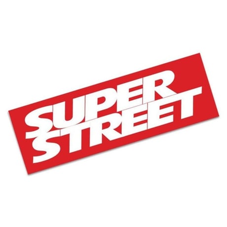 【SUPER STREET バンパーステッカー 各色】
