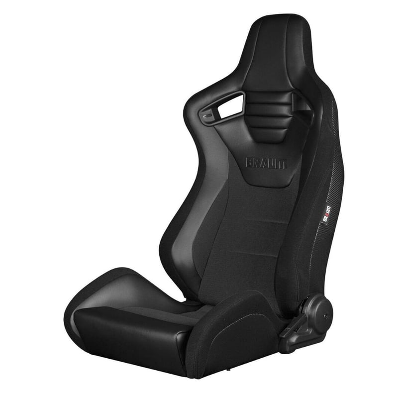 2脚【Braum Racing Elite-S セミバケ ブラック】 | Works VERY