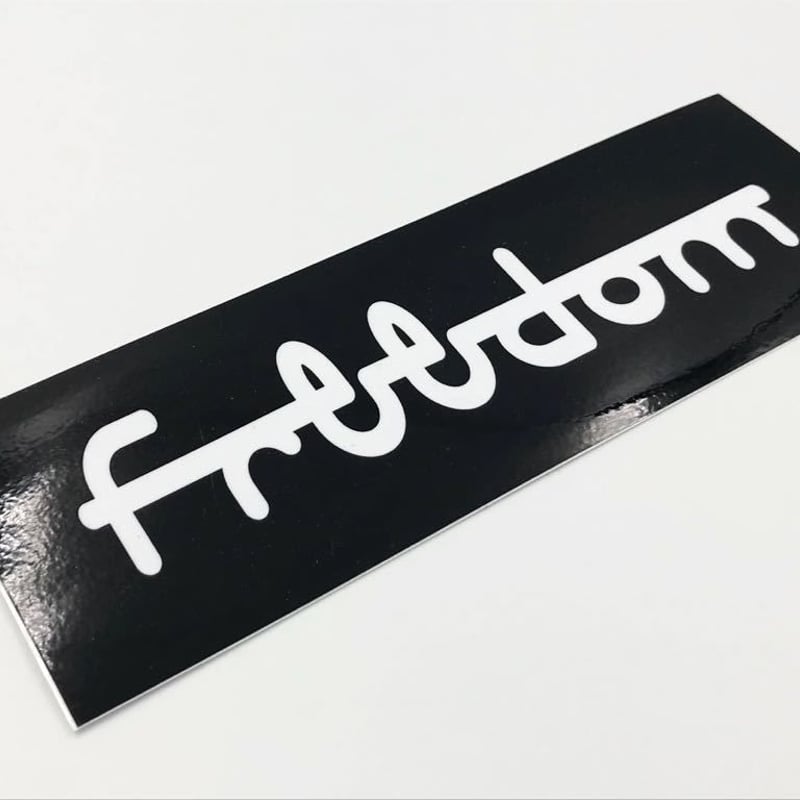 正規品【freedom.tw バンパーステッカー 各色】 | Works VERY Osaka