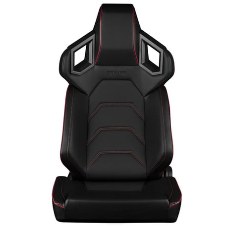 ２脚【Braum Racing Alpha-X セミバケ ブラックステッチ Lowサイドサポート】