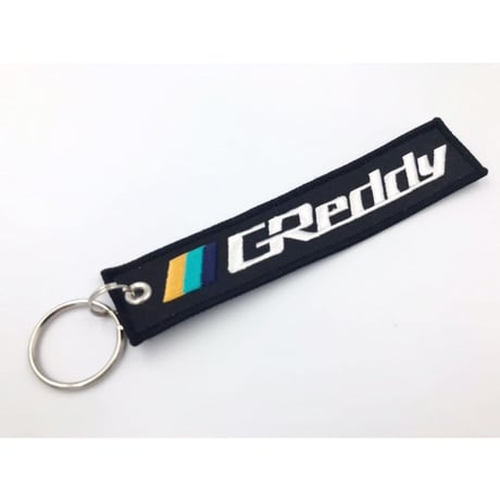 【Greddy USA キーチェーン  黒/青】    