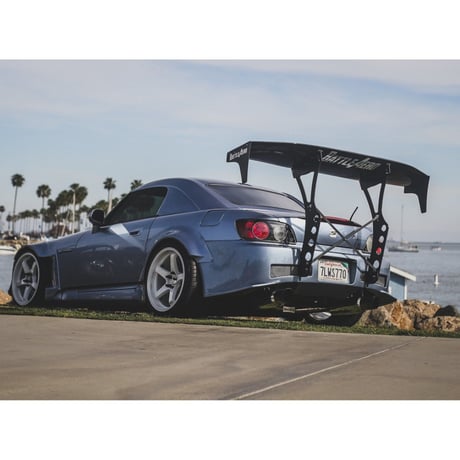 【Battle Aero GTウイングキット V4 S2000 ホンダ】FRP製/170cm