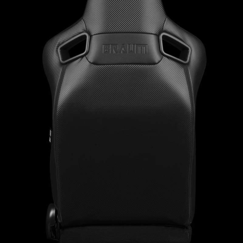 2脚【Braum Racing Elite-S セミバケ Plaid ブラック×グレー】 | 