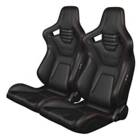 ２脚【Braum Racing  Elite-X 黒＆赤ステッチ】