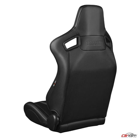 ２脚【Braum Racing  セミバケットシート Elite-X ダイヤモンド グレーステッチ】