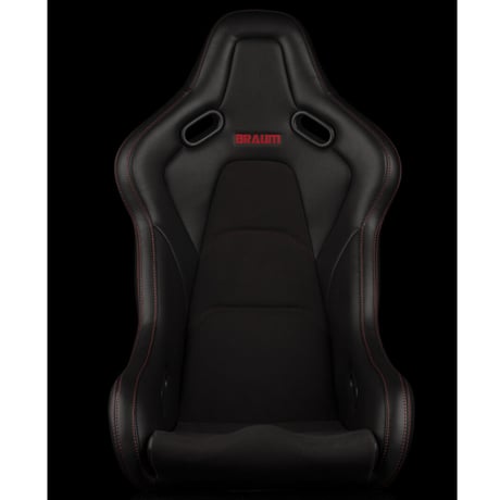 １脚【Braum Racing  フルバケ Falkon S レッドステッチ】