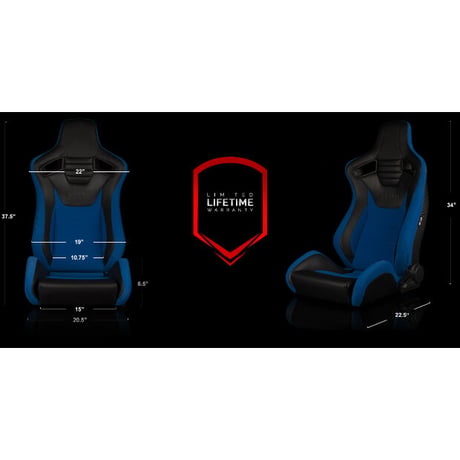 ２脚【Braum Racing Elite-S セミバケ ブルー】