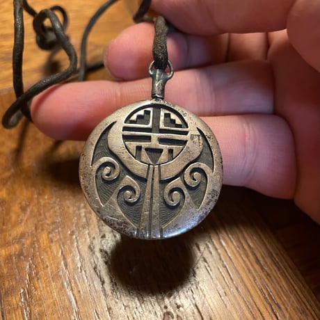 Hopi coin pendant top